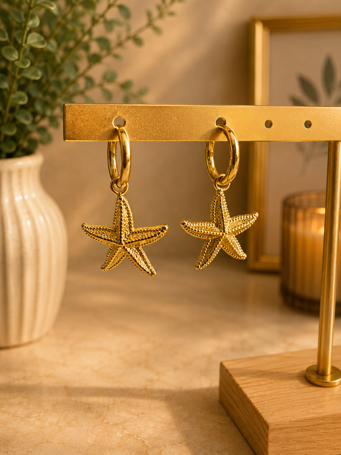 Boucle d'oreille Star